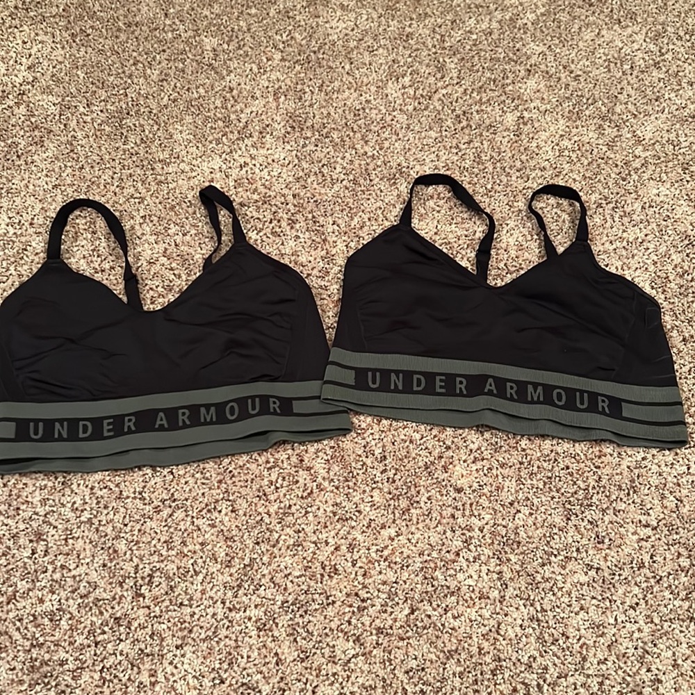 2 UnderArmour Sports Bras XL